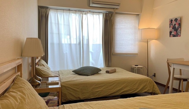 2 Double Bed Heart of Shibuya Up to 4ppl