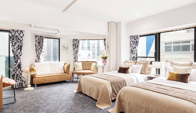 2 minutes from Toranomon Hills Station】Excellent access to Tokyo, Ginza and Roppongi! Max. 6 people, quiet and convenient location: 5th floor