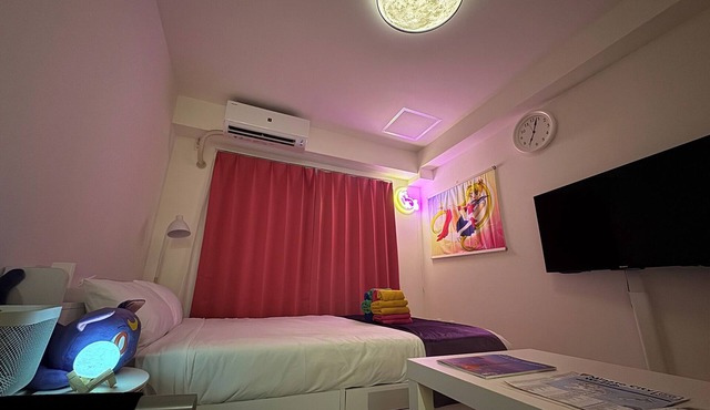 4min to Tameike Sanno stationPink Purple Magic Room3ppl - TRAVELERZ TOKYO AKASAKA/Minato-ku Tokyo