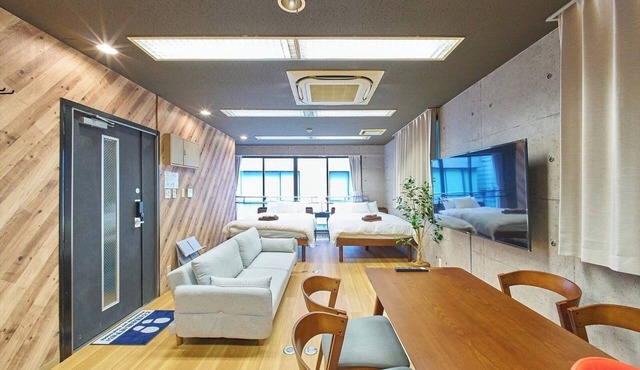 6person room2 double beds sofa bed4minute wa/Minato-ku Tokyo