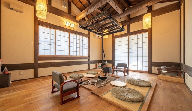 A house with a hearth greenery and a sense of pea/Kikugawa Shizuoka