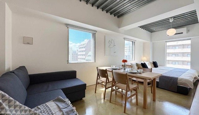 b hotel Arts Dobashi - Modern 1 BR apartment good for 6 people