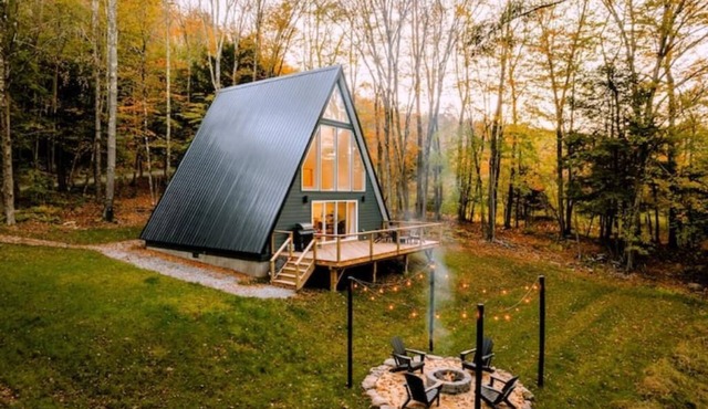 BirchRidge A-Frame:Catskills Retreat-Sauna-Firepit