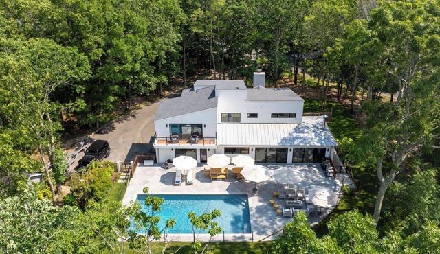 Brand New Southampton Home with Modern Design, Private Heated Pool, Open.