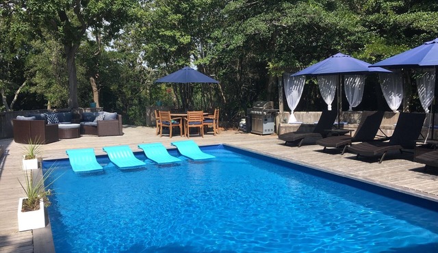 Breathtaking secluded resort property one block from ocean