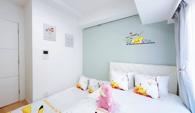 Close to Kinshicho station, Max 4 people, Anime style, Bright rooms, Ideal for sightseeing