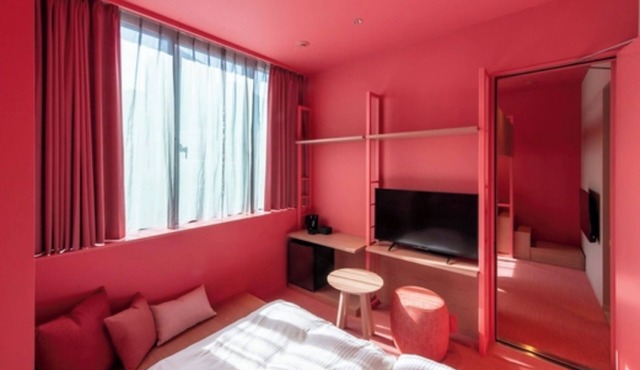 Connecting Room A Pink Standard Plan Breakfast /Chiyoda Ward Tokyo