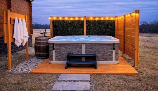 Cozy Cabin Hot Tub Wineries Sunset Views 3