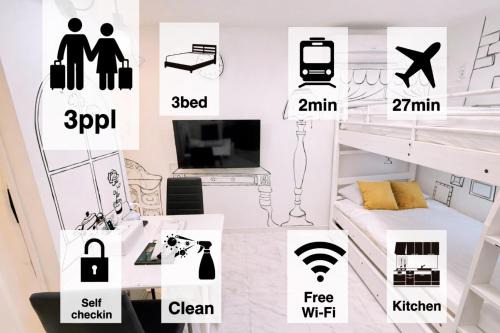Eternity APARTMENT HOTEL Shinagawa - Vacation STAY 01945v