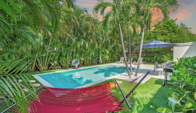 FIFA Perfect | Zen Den: Wilton Manors, Htd Pool, Work Friendly, BBQ,Near Beach