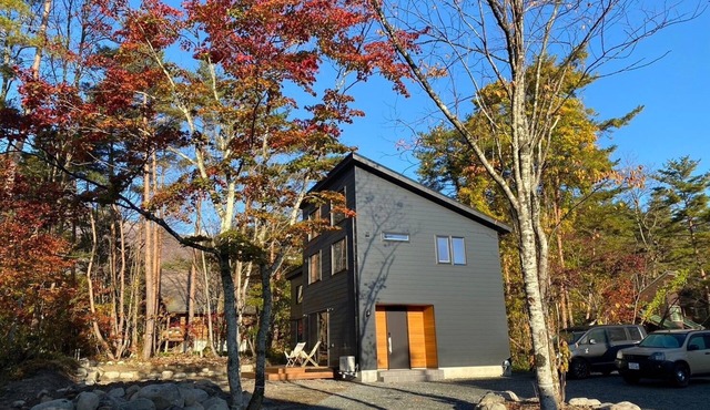 Flagpole Villa Hakuba, a newly built one-room rental villa in Misorano, Hakuba Village, will open in the winter of 2024!