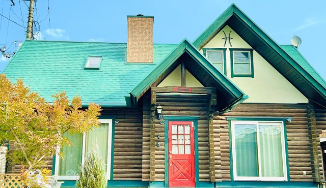 Fully equipped with wood stove, large projector, hammock, board games, toys, and other amenities for a comfortable stay! Modern log house, 17 minutes from Ashikaga Flower Park!