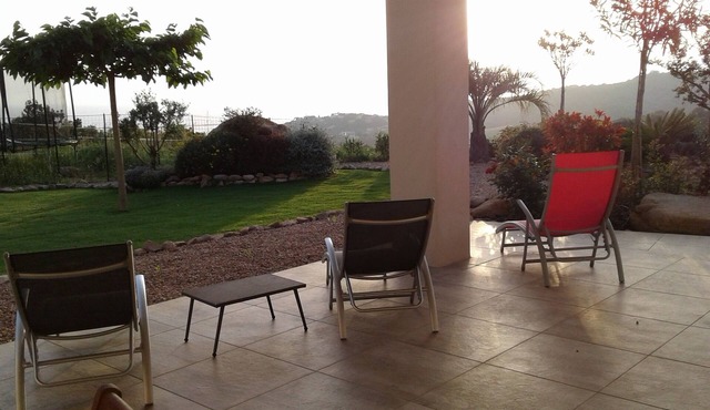 Ground floor of villa with sea view