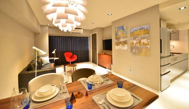 Ideal 2-bedroom apartment in the heart of Roppongi