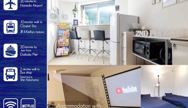 [Ideal for non-face-to-face, non-contact minpaku remote work].