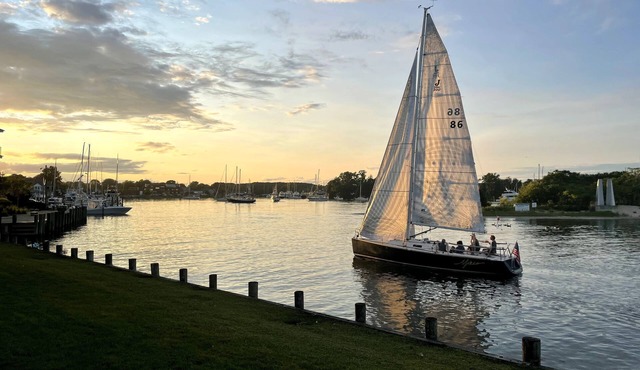 Incredibly Unique waterfront townhouse w stunning views from every room. Pvt
