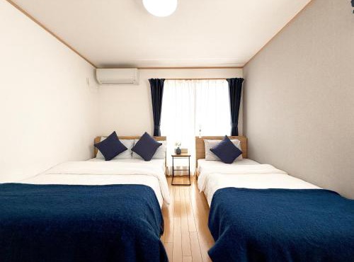 Lili House - Serene Japanese Garden Villa,4 min to station,3 bedrooms,8people ok