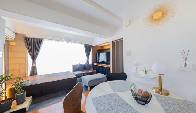 LiveStay HIROO - 1BR and Cozy Living Area, 5th floor NO elevator, 34m2, 1-3 ppl, Hiroo Area, from Stn 10 min to Shibuya