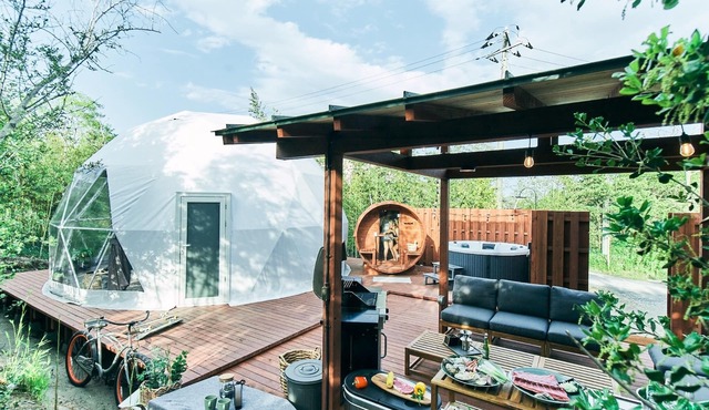 luxury dome tent/Chosei-gun Chiba