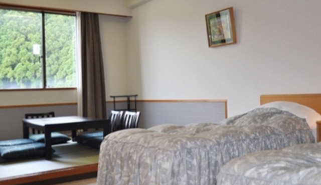 Main building JapaneseWestern room with 2 beds /Toyama Toyama