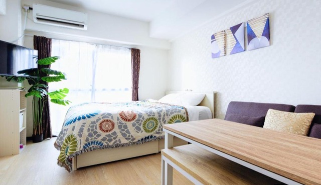 MIYAVI#303 3min walk Narimasu Station, 4 people, wide queen bed & sofa, Tokyo's largest Don Quijote