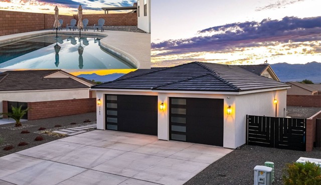 Modern Pool Oasis, Close to Lake, River, and Casinos!