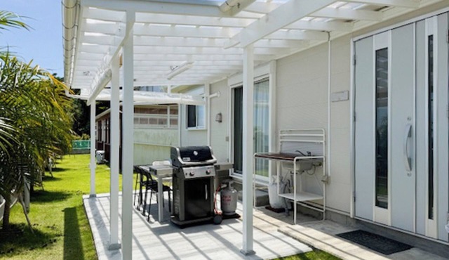 Newly built Allweather barbecue terrace a vill/Shimoda Shizuoka