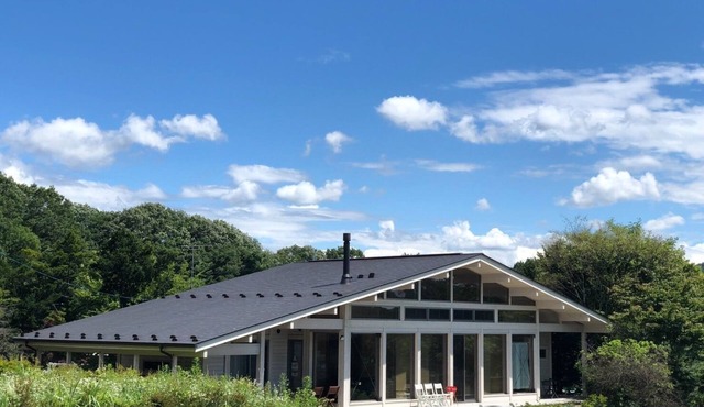 Newly built Finnish log house with twinkling starsPolar House Nishi Karuizawa/Kitasaku-gun Nagano