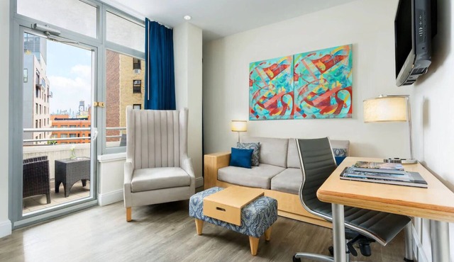 NY Studio With Terrace at Arthouse Hotel New York City | Pet-Friendly Unit