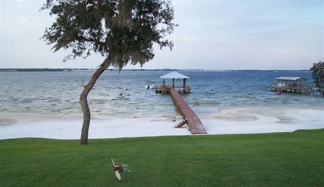 On "The" Lake Placid! Lakefront, Hot Tub, Beach, Large Dock!