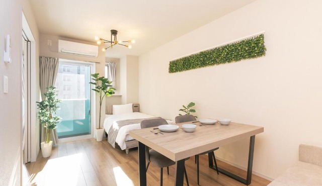 Penthouse, 5 min walk to station, New building, 15 m Meguro River