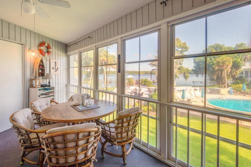Pool Access & Lanai: Riverfront Welaka Condo!