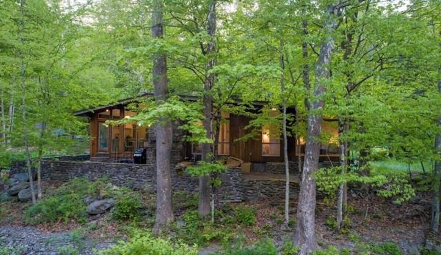 Private Cabin by River with Fireplace