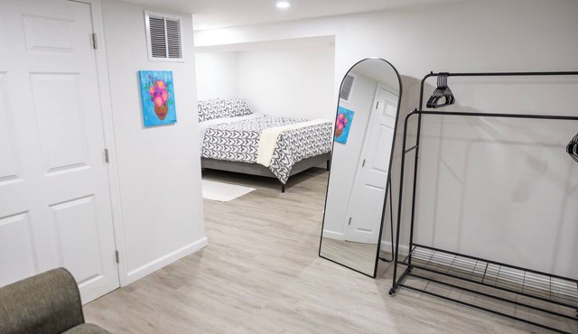 Private Furnished Garden Level Suite with Backyard