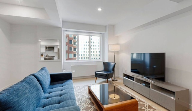 Rector Place 1BR Retreat with Fitness Room & Pool