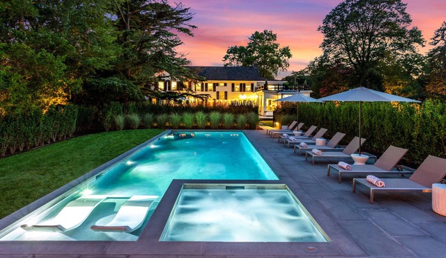 Resort-Style Bellport Estate: Private Heated Pool, Spa & Game Room