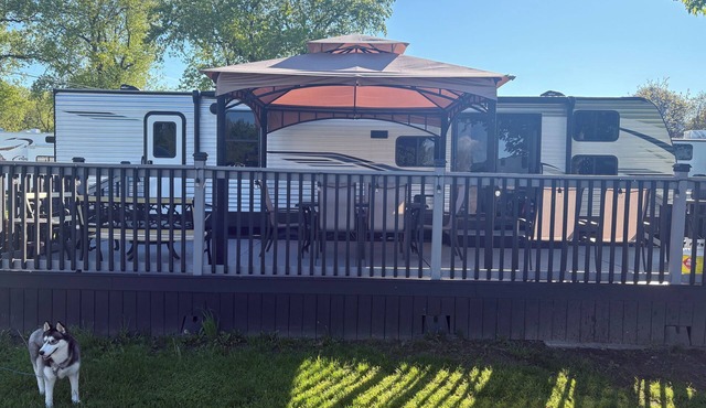 RV Trailer at Sherkston Shores Resort