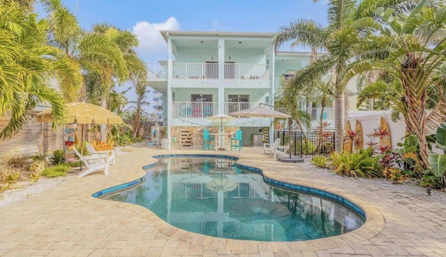 Sea & Be Seen Heated Pool Steps to Beach & Flagler