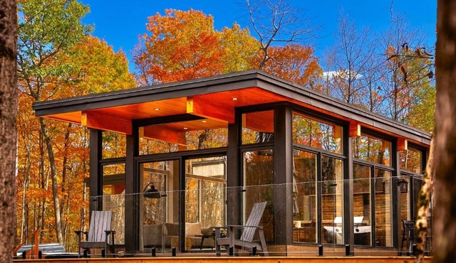 Sköv Cabin Luxury Escape | Cedar Sauna & Hot tub