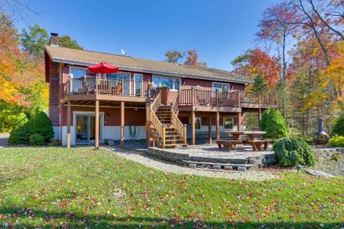 Ski, Swim & Relax: Waterfront Haven on Pines Lake!