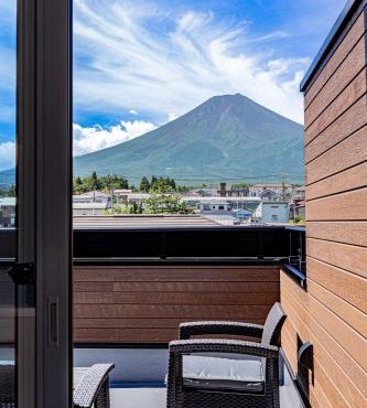 Sky deck for rent! Fuji view Open-air bath New building