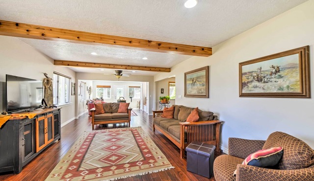 Spacious Mancos Home w/Furnished Deck & Yard!