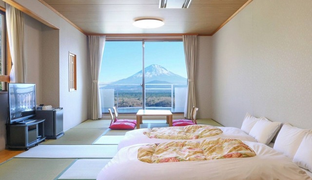 Special JapaneseWestern large roompanoramic view of Mt Fuji Lake Shoji/Minamitsurugun Yamanashi