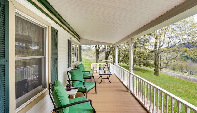 Stamford Farmhouse w/Deck in Catskill Foothills