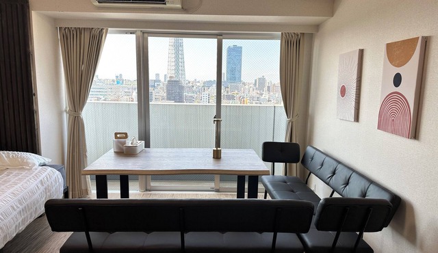 Super Skytree View/Asakusa area/Direct train to Shibuya,Shinjuku/Penham House