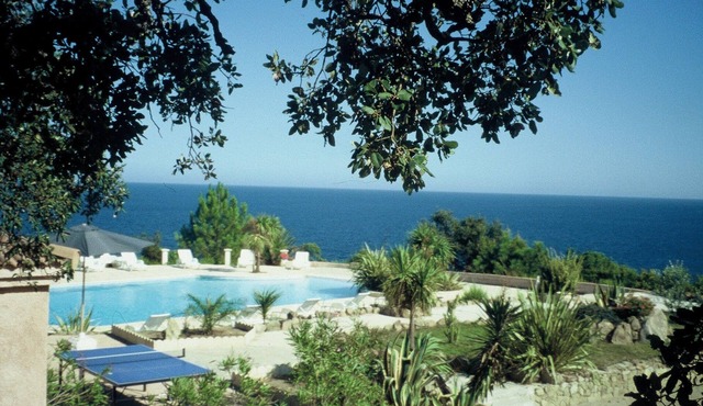 Superb sea or garden view villa with swimming pool in Solenzara Corsica