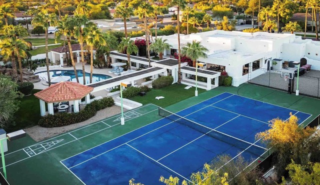 SWSS Seen on TV: Resort Pool with Water Slide, Sport/Game Court, Hot Tub & Chef’s Kitchen