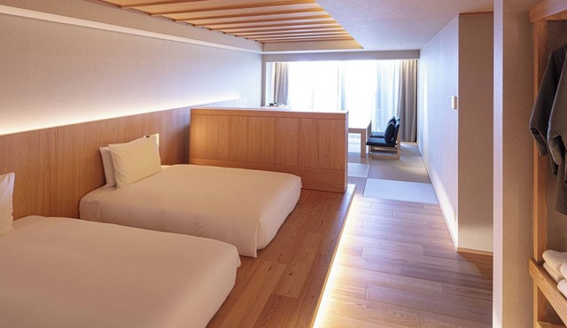 Terrace Bath Premium Twin | Kaiseki cuisine that l/Atami Shizuoka