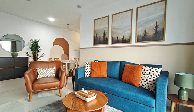 Terrific 2-bedroom apartment with AC in vibrant Mumbai