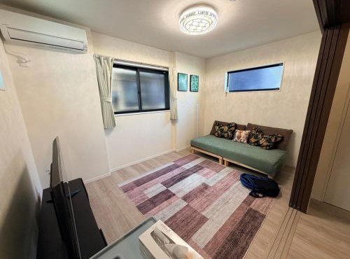 Tokyo Skytree View Single family Home for Entire Rental 2 Minutes to the Station 4 Bedrooms 7 Beds Max 10 People Direct Access to Narita and Haneda Airports 107 square Sleeps 10